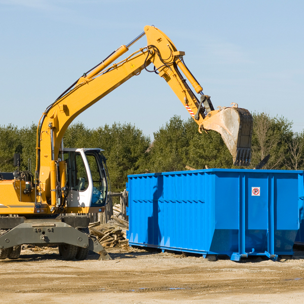 what size residential dumpster rentals are available in Hull